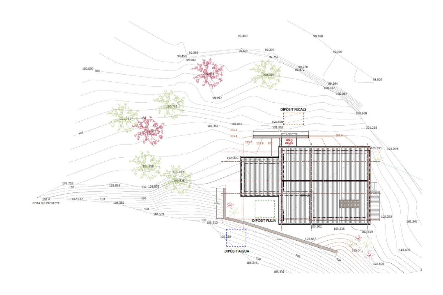 Pere Serra Arquitectura. CAN ROCA. Reconstrucció d'un habitatge unifamiliar al Parc Natural de la Vall de Bianya