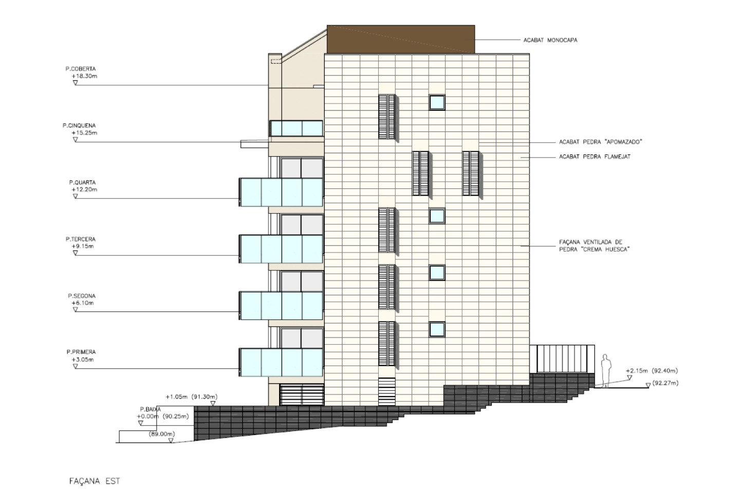 Pere Serra Arquitectura. Edifici de 19 habitatges i aparcament a l'Avinguda Indústria de Sant Just Desvern.