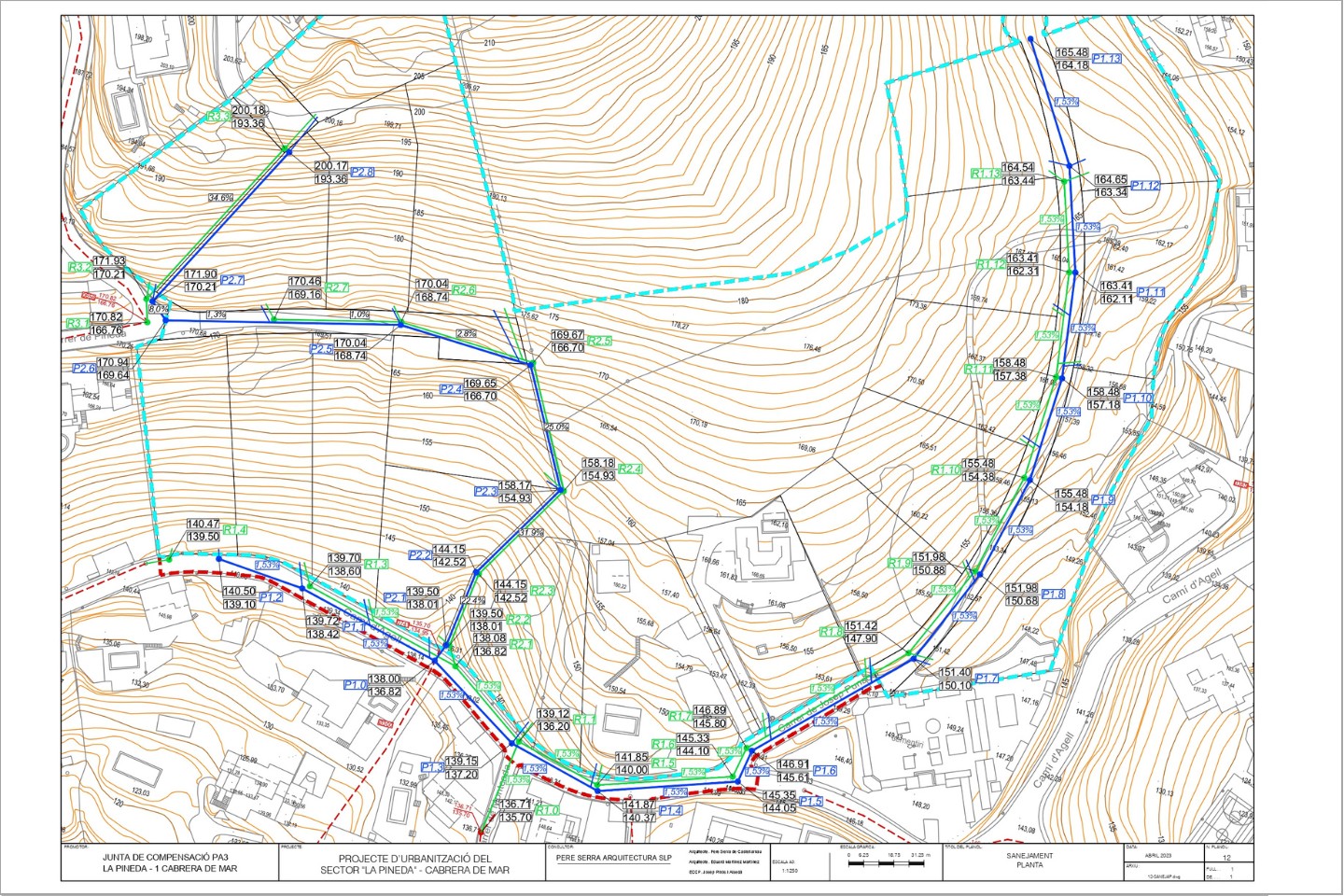 Pla de millora urbana (PMU) i Projecte de reparcel·lació al sector La Pineda de Cabrera de Mar, al Maresme Pere Serra Arquitectura. Pla de millora urbana (PMU) i Projecte de reparcel·lació al sector La Pineda de Cabrera de Mar, al Maresme.