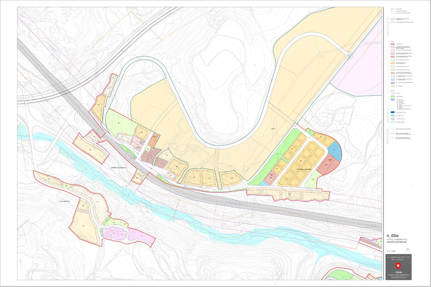 Pere Serra Arquitectura. Pla d'ordenació urbanística del municipi (POUM) de Rajadell, al Bages.