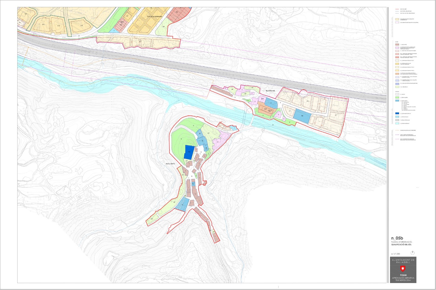 Pere Serra Arquitectura. Pla d'ordenació urbanística del municipi (POUM) de Rajadell, al Bages.