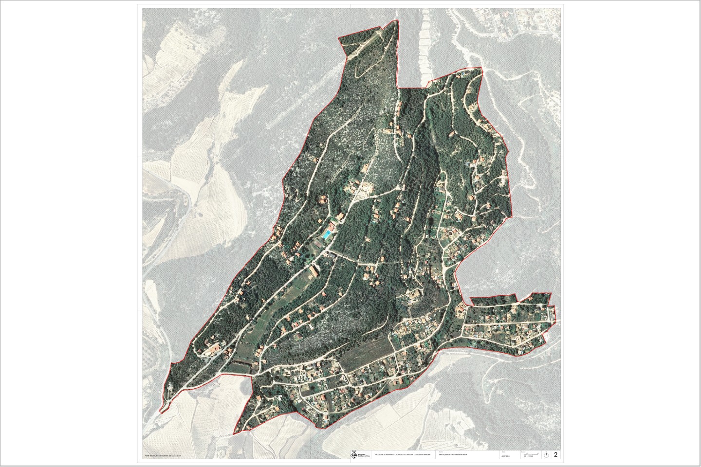 Projecte de reparcel·lació del sector Can Lloses - Can Marcer, a Sant Pere de Ribes Pere Serra Arquitectura.Projecte de reparcel·lació del sector Can Lloses - Can Marcer, a Sant Pere de Ribes