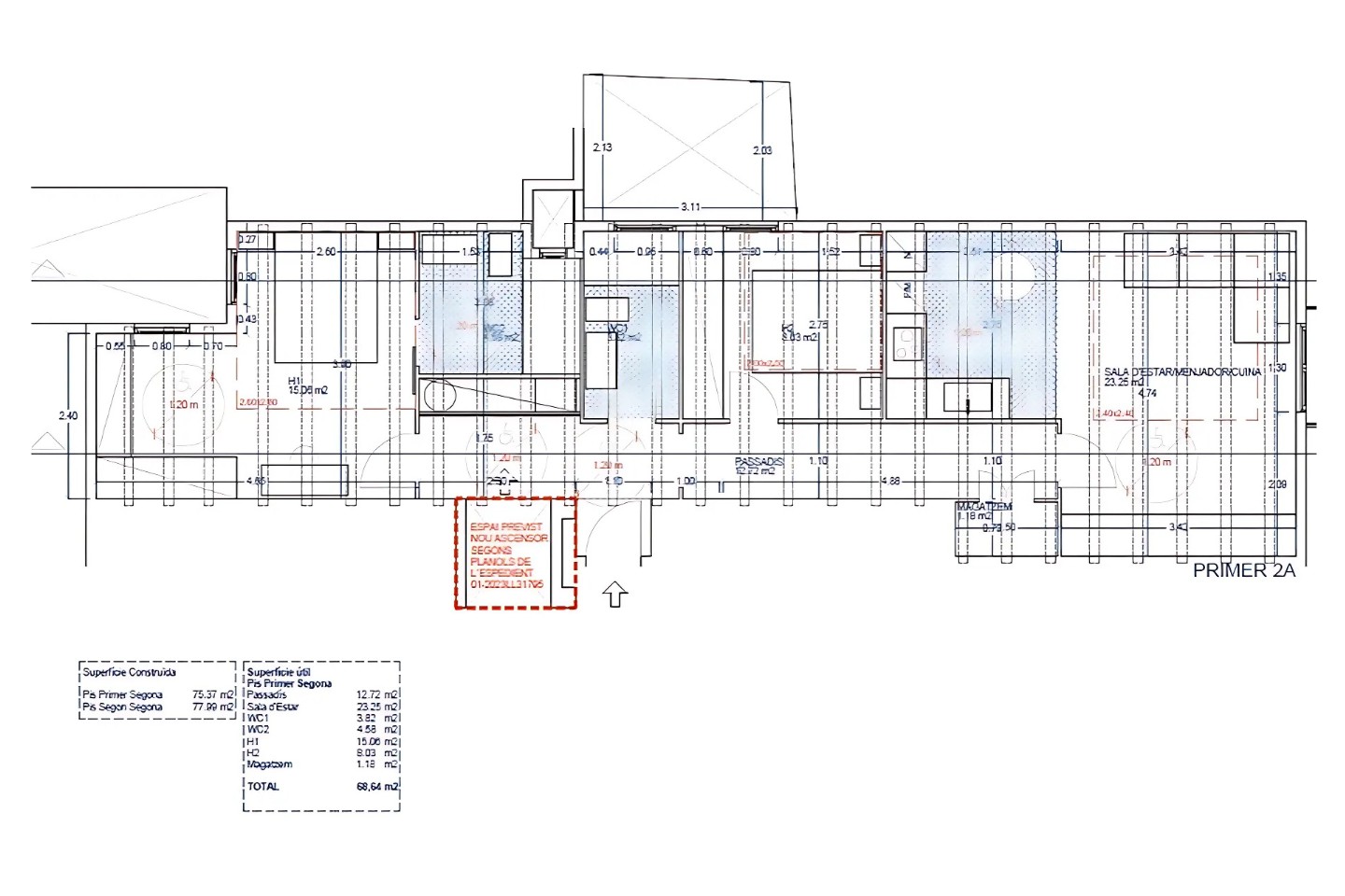 Pere Serra Arquitectura. Reforma de dos habitatges al barri Gòtic de Barcelona.