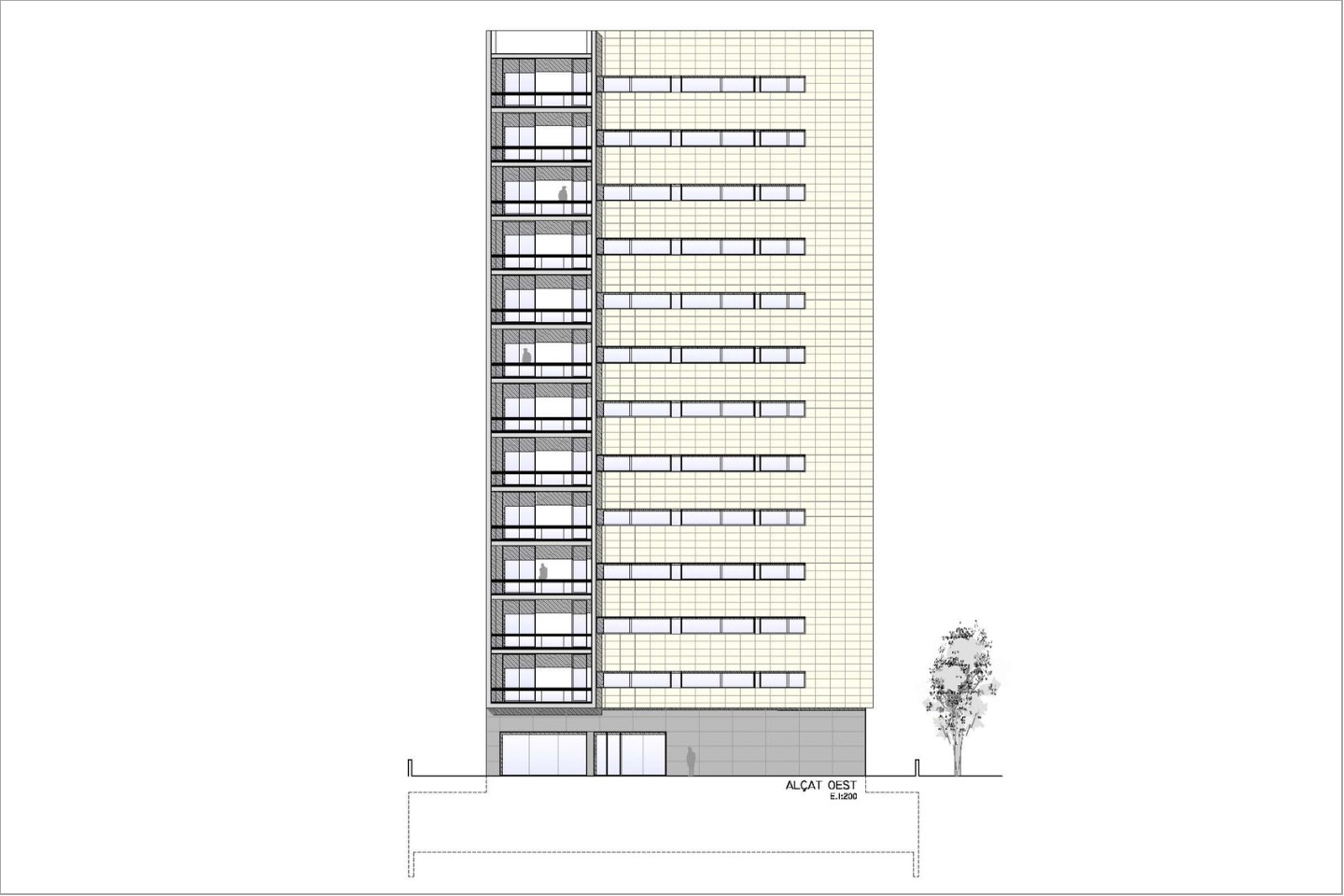 Torre de 56 habitatges, 3 locals i aparcament a la Plaça d'Europa de l'Hospitalet de Llobregat 8 Pere Serra Arquitectura. Torre de 56 habitatges, 3 locals i aparcament a la Plaça d'Europa de l'Hospitalet de Llobregat.